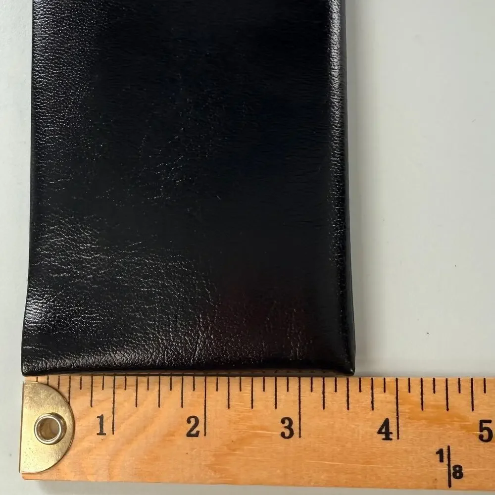 Vintage Playboy Bunny Optyl Soft Eyeglass Case Black Vinyl Sunglasses Sleeve